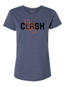 Ladies Clash State Outline T-Shirt