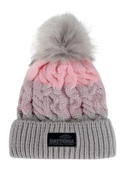 Ladies Daytona Knit Hat W/ Pom