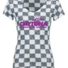 Ladies Daytona International Speedway Checkered T-Shirt