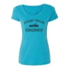 Ladies Daytona 'Start Your Engines' T-Shirt -Officialracegear Outlet Store DAY9LT0053
