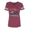 Ladies Daytona Retro Car Jersey T-Shirt -Officialracegear Outlet Store DAY9LT0055