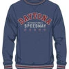 Daytona Retro Applique Crewneck Sweatshirt -Officialracegear Outlet Store DAY9MS0010 copy