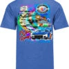 NASCAR 75th Anniversary Watercolors T-Shirt -Officialracegear Outlet Store NAS7MT0004 D copy