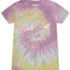 Ladies Richmond V-Neck Tie Dye W/ Foil T-Shirt -Officialracegear Outlet Store RIC9LT0007A