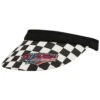Ladies Talladega Checkered Clip On Visor -Officialracegear Outlet Store TAL9LH0012 C